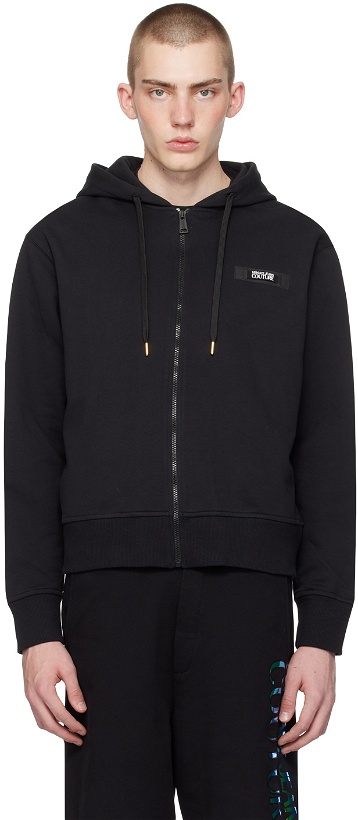 Photo: Versace Jeans Couture Black Patch Hoodie