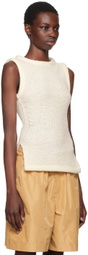 Staud Off-White Aerin Tank Top