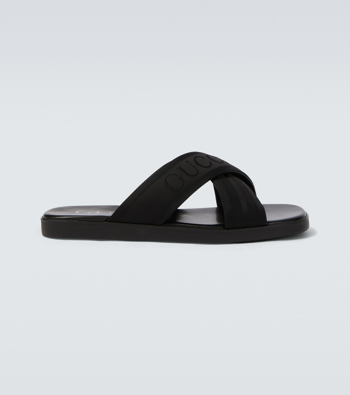 Gucci Logo jacquard sandals