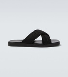 Gucci Logo jacquard sandals