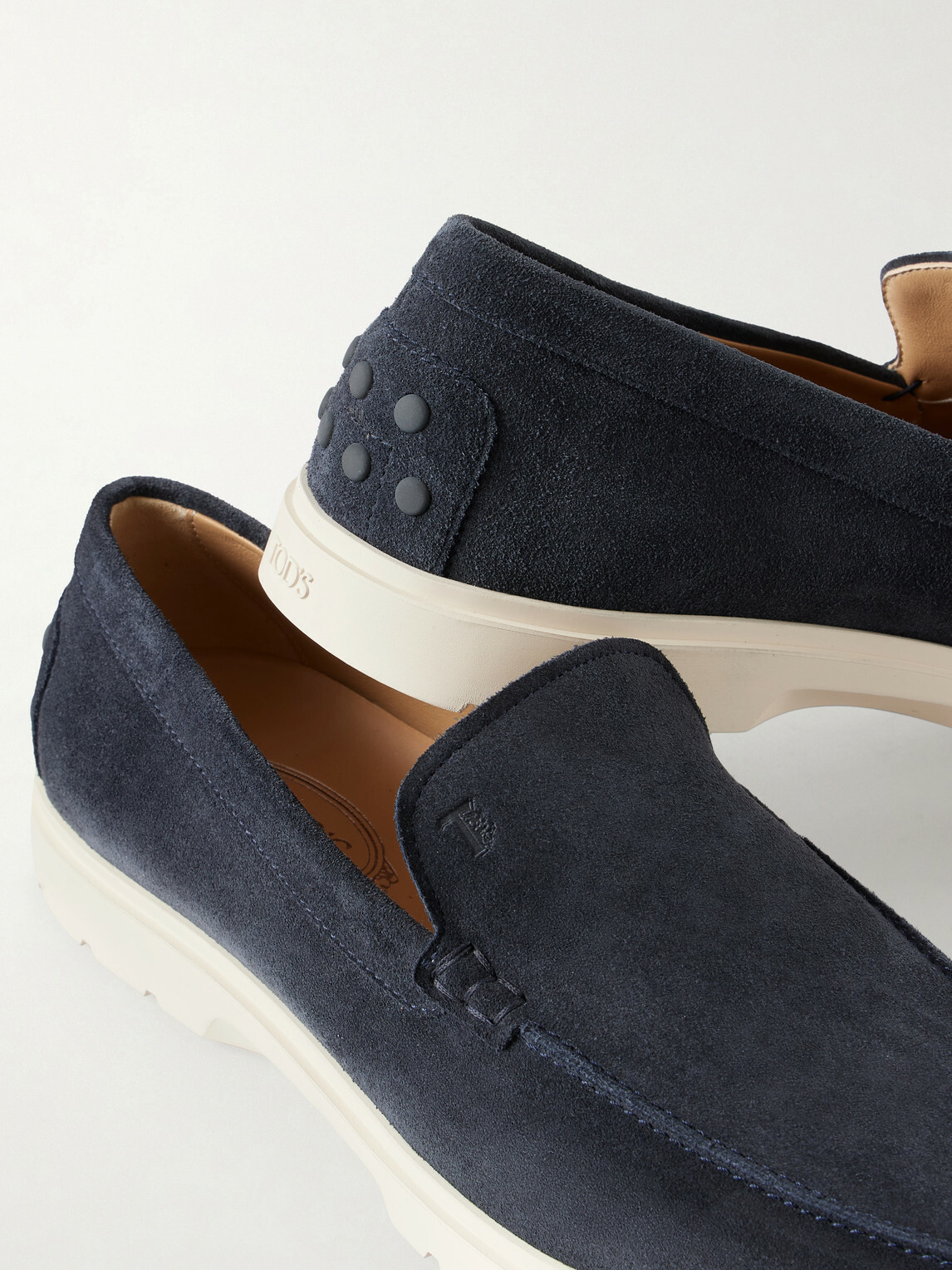 Tod's - Gommino Suede Loafers - Blue