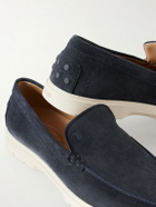 Tod's - Gommino Suede Loafers - Blue