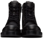 Valentino Garavani Black 'VL7N' City Combat Boots