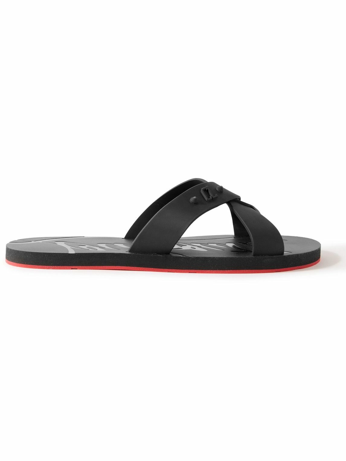 【最高に映える】ChristianLouboutin スーパールービPVCスライド Christian Louboutin Super Loubi PVC slides Christian Louboutin