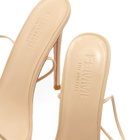 Femme LA Women's Luce Lace Up Sandal Heel in LttCrm