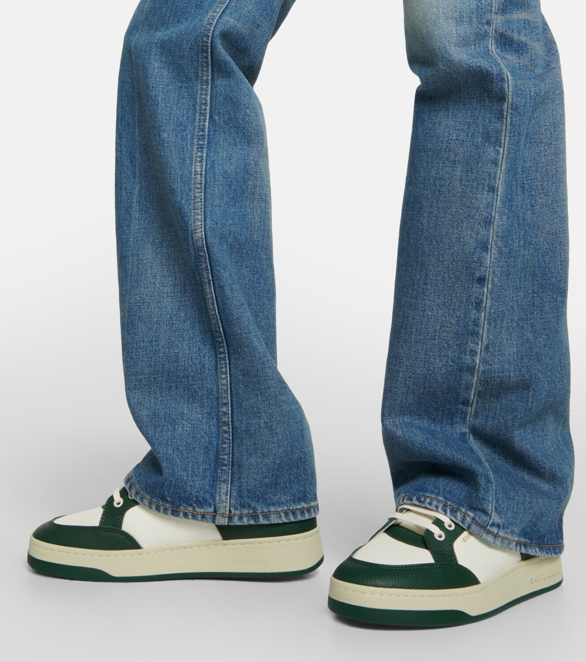Saint Laurent SL/61 leather and suede sneakers Saint Laurent