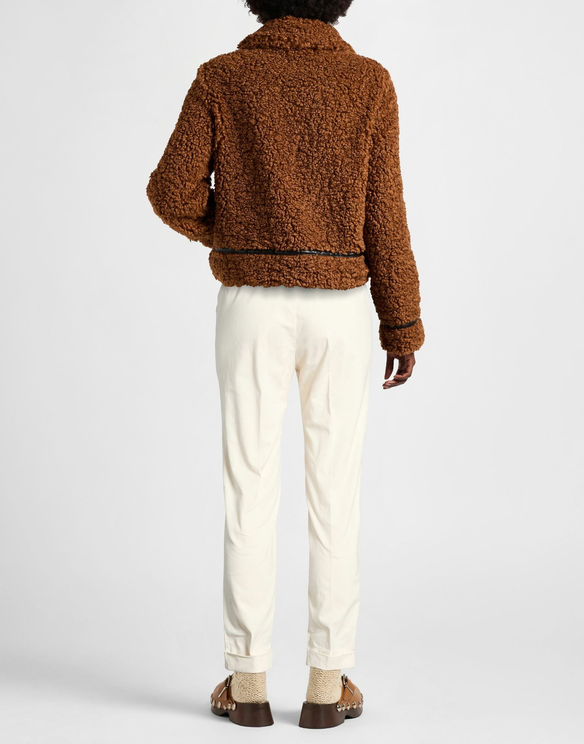 Manila Grace Womens Pants Cream