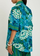 Alemais Margo Floral-print Cotton Shirt Multicoloured