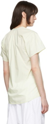 LEMAIRE Yellow Cotton T-Shirt