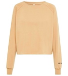 Adam Selman Sport Boxy cotton-blend sweatshirt