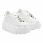 Casadei White Leather Sneakers