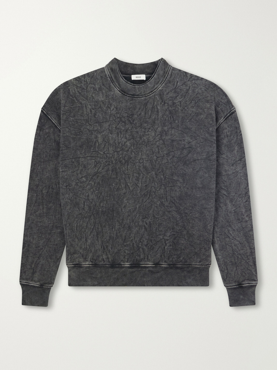 AGOLDE - Lambert Cotton-Jersey Sweatshirt - Gray