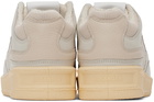 Jil Sander Off-White Perforated Sneakers