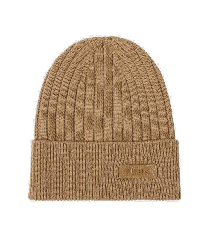 Photo: Gucci Ribbed-knit wool beanie