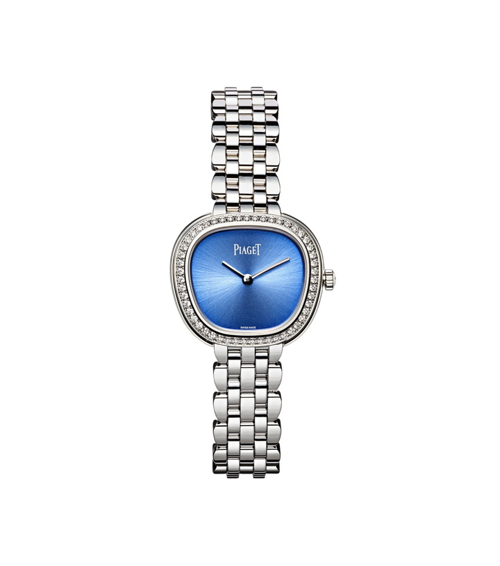 Photo: Piaget Sixtie embellished 29mm stainless steel watch