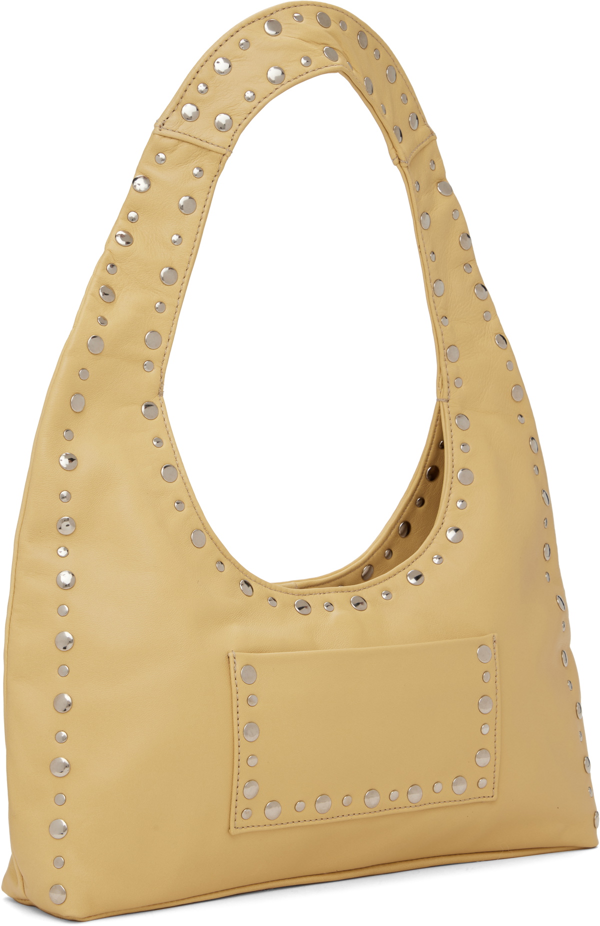 gimaguas Franca Bag バターイエロー Butter patent leather shoulder bag for women with silver