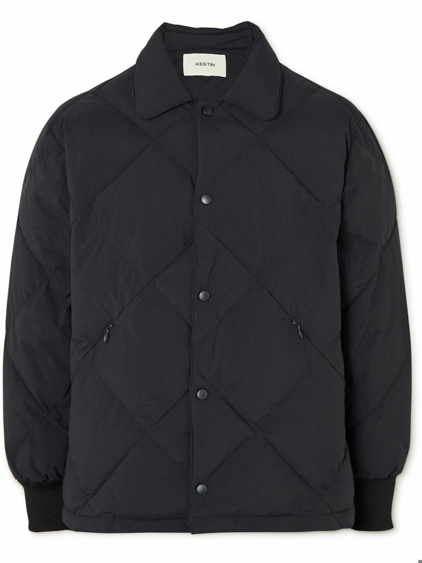 Photo: Kestin - Dunbar Quilted Padded Recycled-Shell Jacket - Black