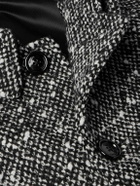 CELINE - Wool-Blend Tweed Coat - Black