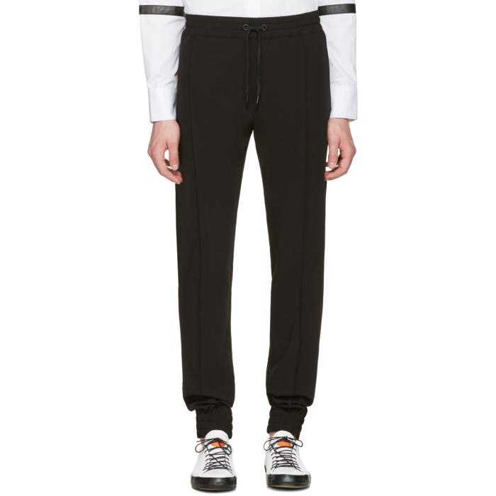 Photo: Pyer Moss Black Classic Ribbed Trousers