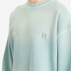 Wooyoungmi Men's Washed Back Logo Sweatshirt in Mint