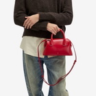 OSOI Women's Boat Mini Bag in Plum Red 