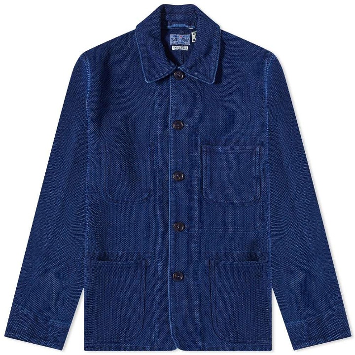 Photo: Blue Blue Japan Sashiko Used Washed Coverall Jacket