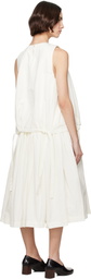 CASEY CASEY Off-White Astrid Midi Dress