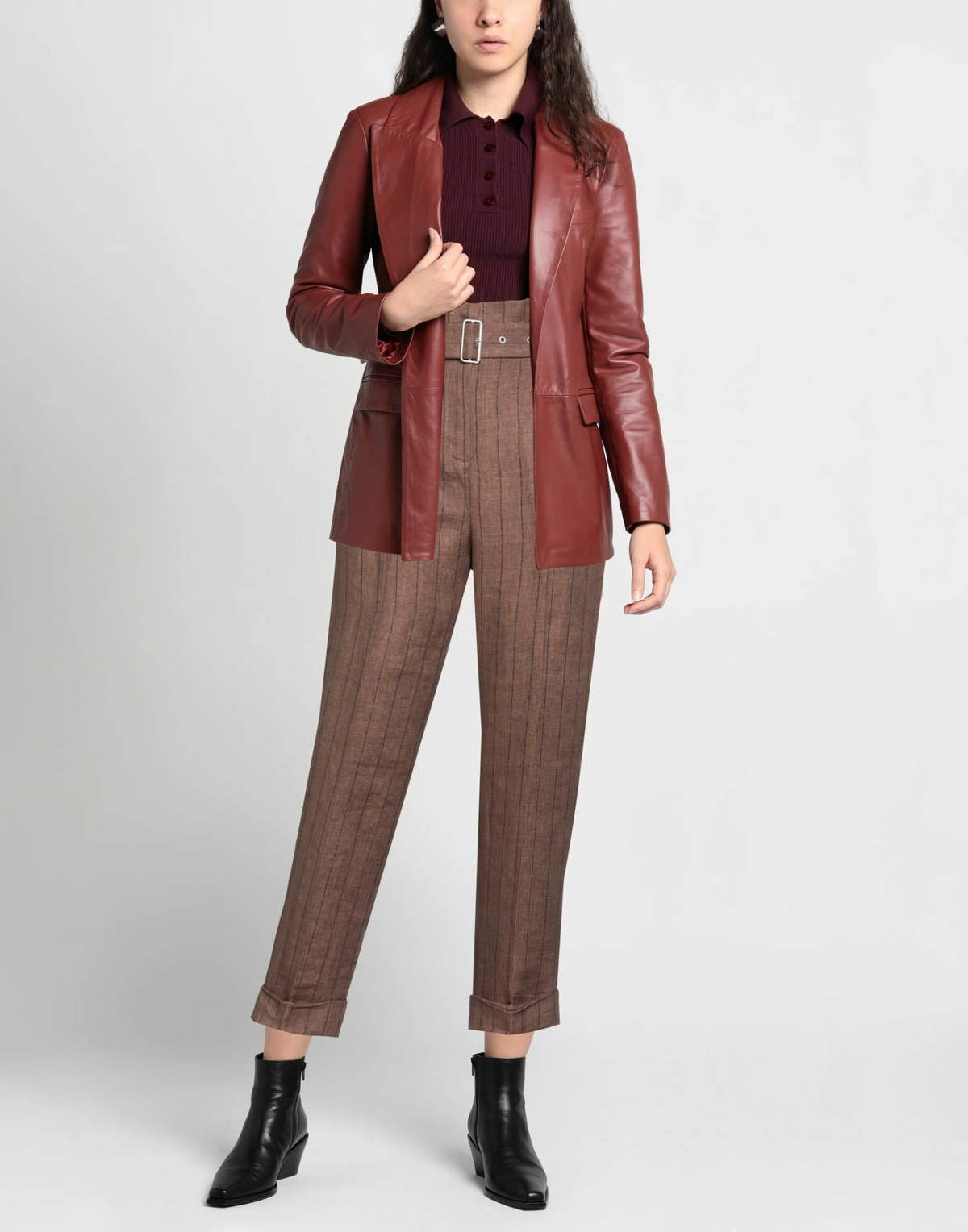 Peserico Womens Pants in Brown