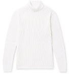 Dunhill - Slim-Fit Ribbed Merino Wool Rollneck Sweater - Men - White