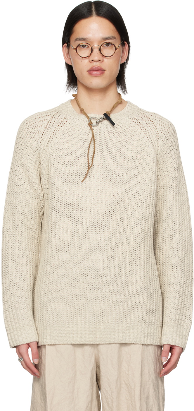 DEVOA Beige Raglan Sweater
