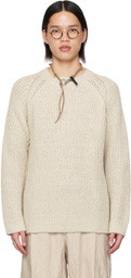 DEVOA Beige Raglan Sweater