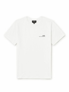 A.P.C. - Logo-Print Cotton-Jersey T-Shirt - White