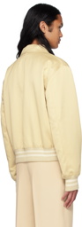 AMI Paris Yellow Teddy Bomber Jacket