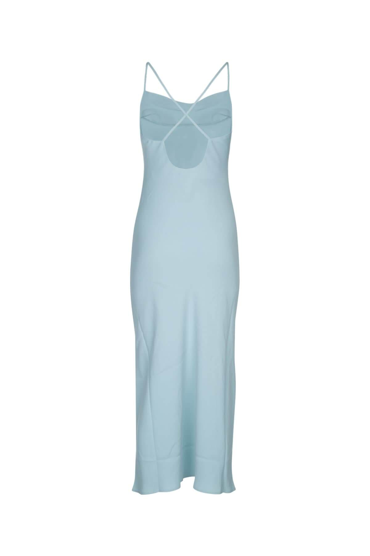 princess polly baby blue dress Namilia Backless Stripclub Mini Dress With Flame Appliques main image 1