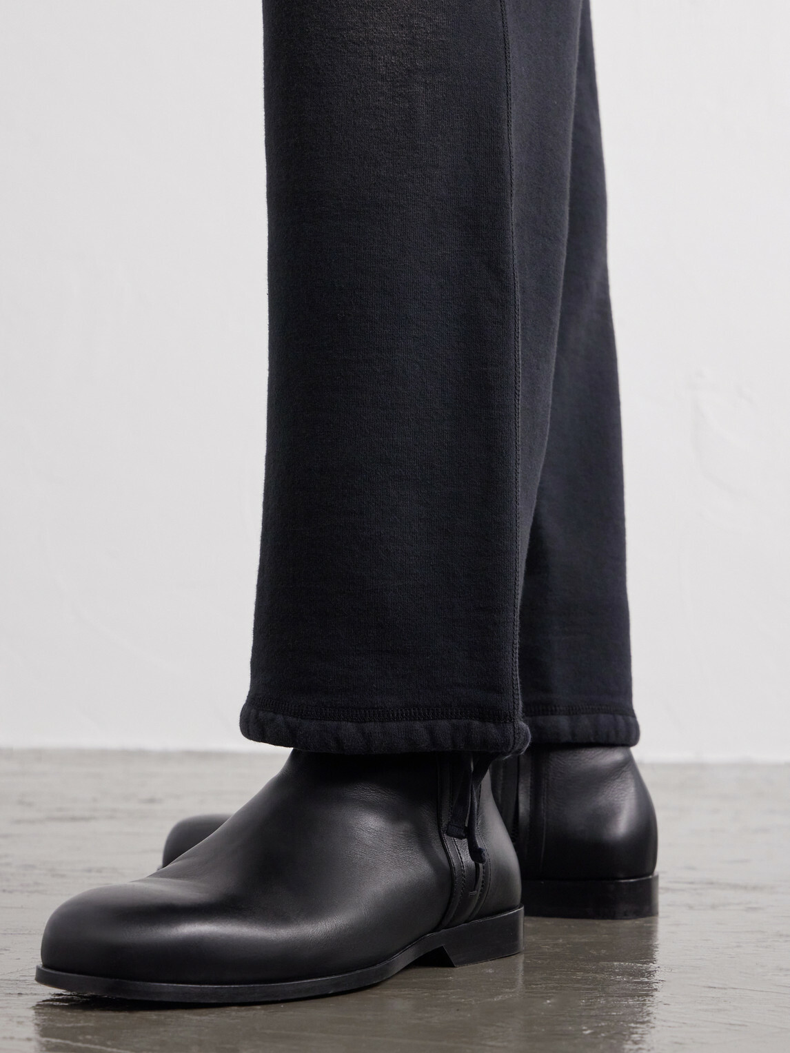 A.PRESSE - Straight-Leg Cotton-Jersey Sweatpants - Black