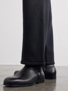 A.PRESSE - Straight-Leg Cotton-Jersey Sweatpants - Black