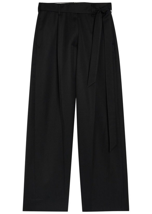 Photo: Simone Rocha Belted Wide-leg Trousers Black