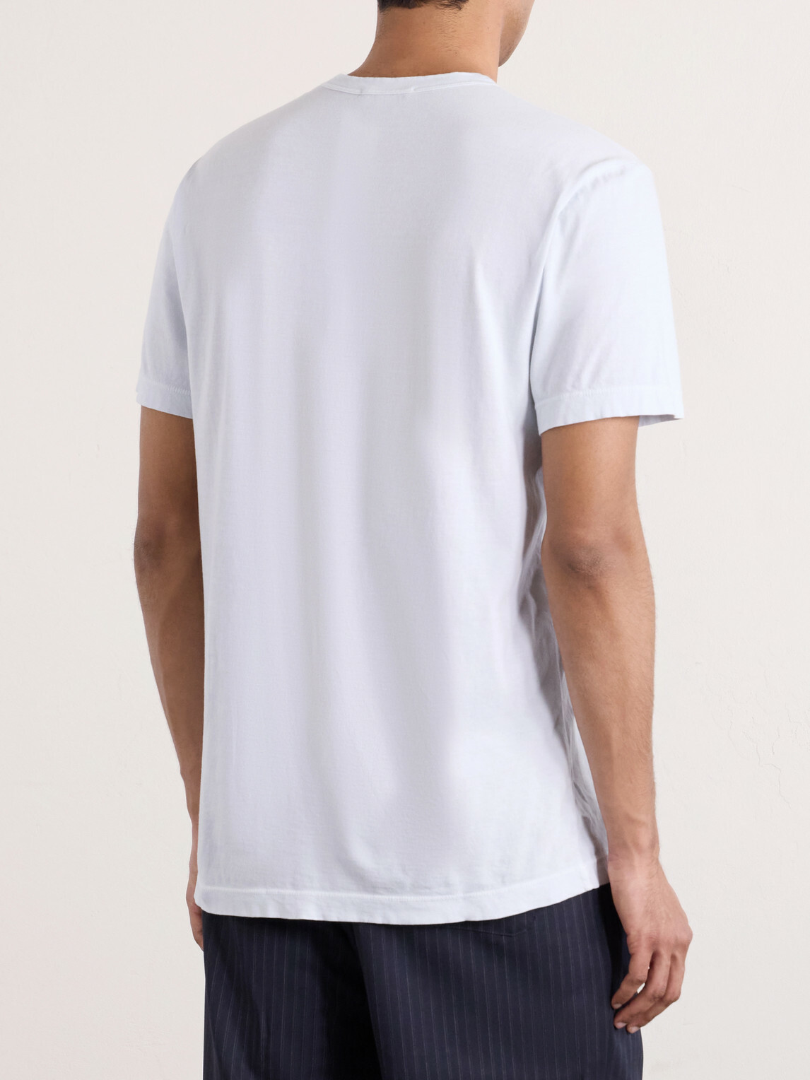 James Perse - Combed Cotton-Jersey T-Shirt - Blue