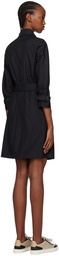 Max Mara Black Saio Minidress