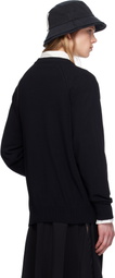 Y-3 Black Knit Crew Sweater