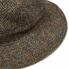 orSlow Men's Harris Tweed Hat in Green