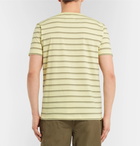 Folk - Striped Cotton-Jersey T-shirt - Yellow