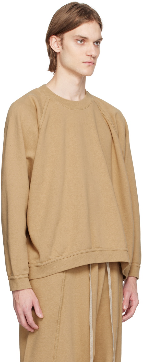 Jan-Jan Van Essche Beige O-Project Crewneck Sweatshirt