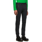 Sankuanz Black Zip Skinny Jeans