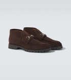 Gucci Horsebit suede desert boots