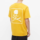 MASTERMIND WORLD Men's Regular Box Logo T-Shirt in Yellow