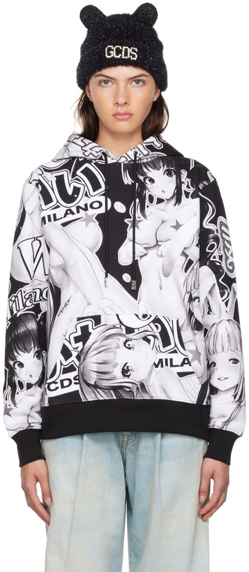 Photo: GCDS Black & White Hentai Hoodie