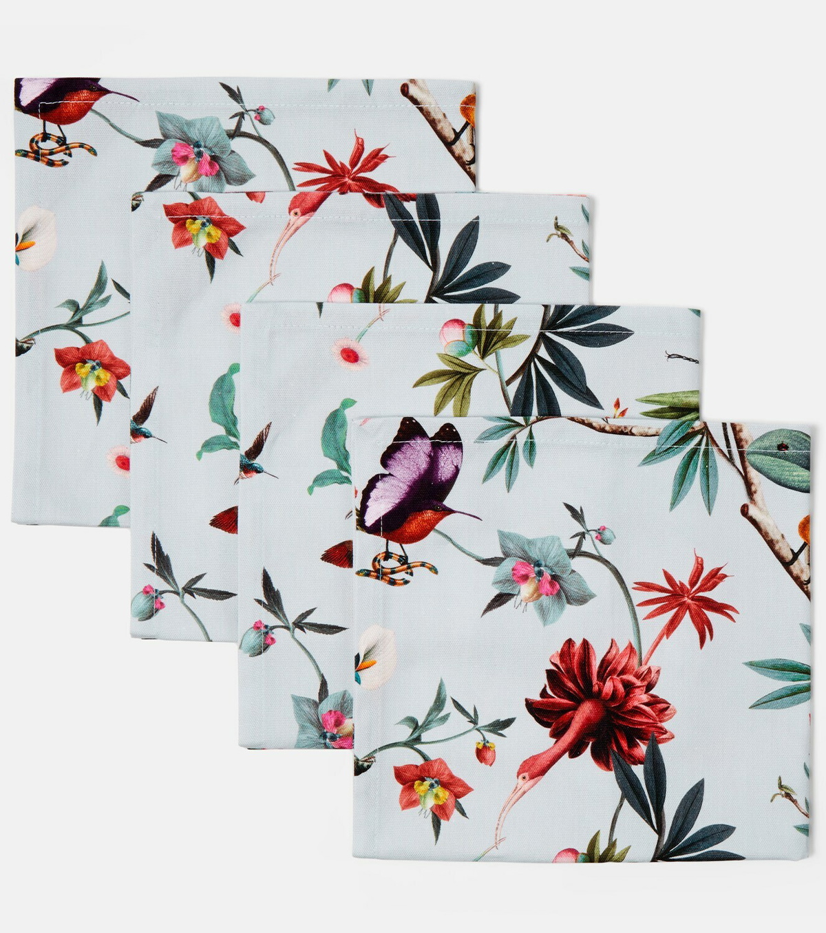 La DoubleJ Fantastic Creatures set of 2 cotton napkins