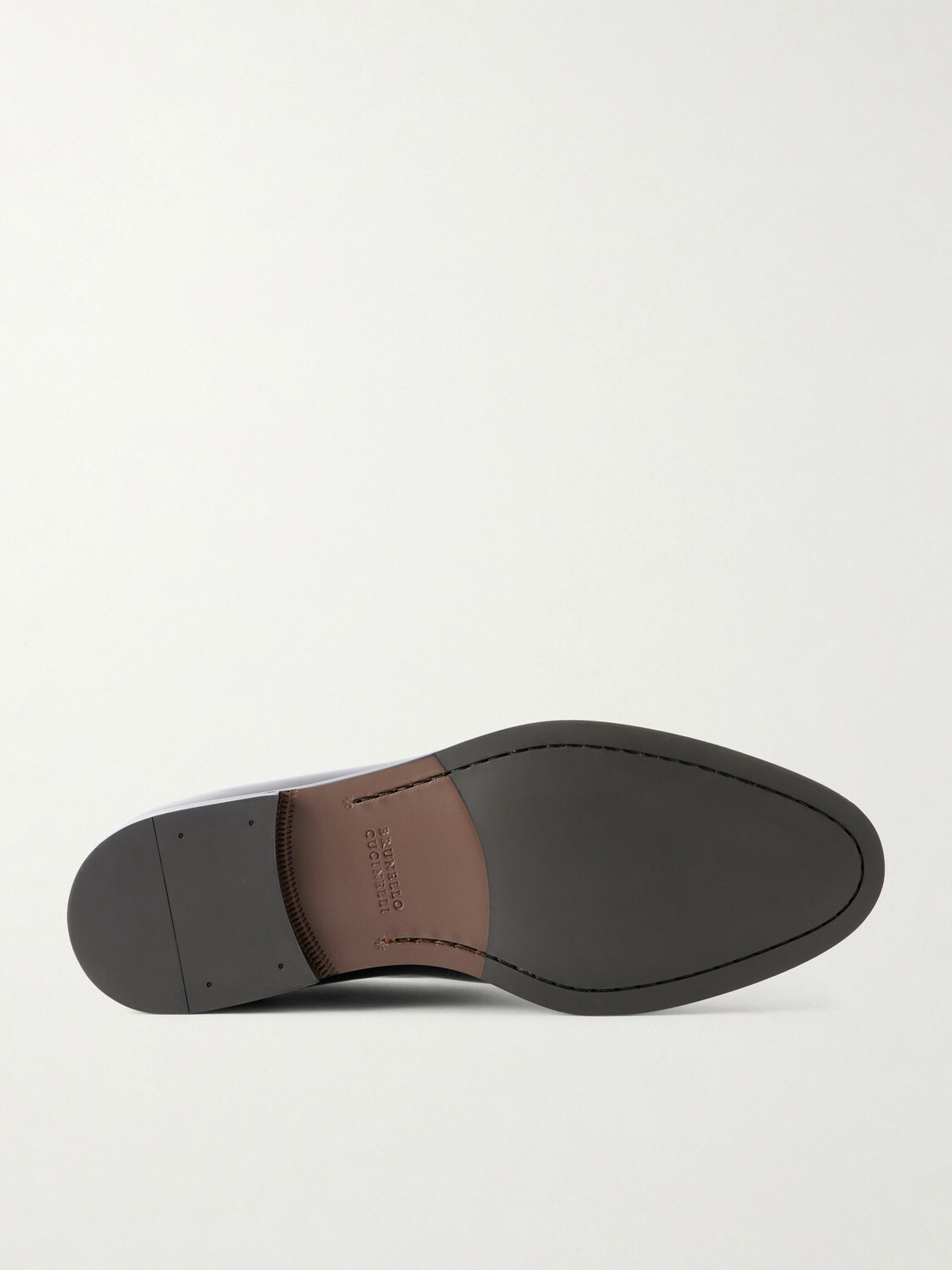 Brunello Cucinelli - Evening Glossed Leather Loafer - Black