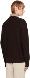 MHL by Margaret Howell Black Paneled Cardigan